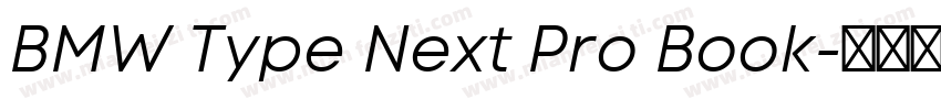 BMW Type Next Pro Book字体转换